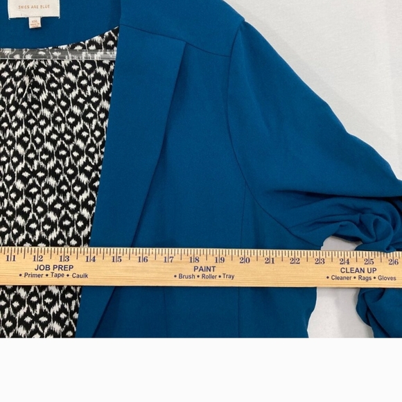 Skies Are Blue Teal Blazer - Picture 10 of 10